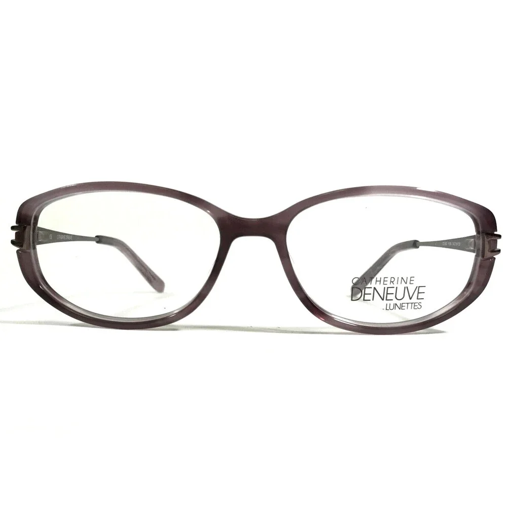 Catherine Deneuve Eyeglasses Frames CD-357 PUR Purple Square Full Rim 54-16-135